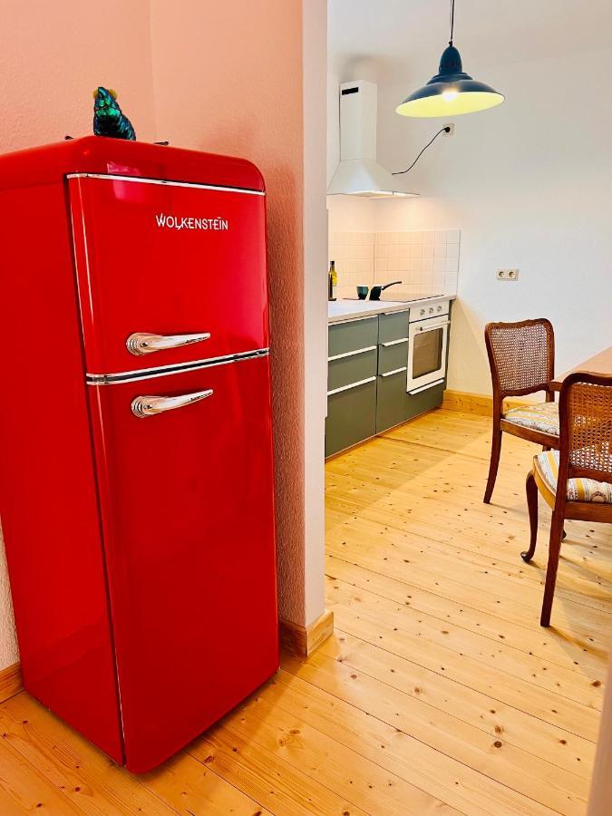 Kuschelige Helle Ferienwohnung Gotha Exterior foto