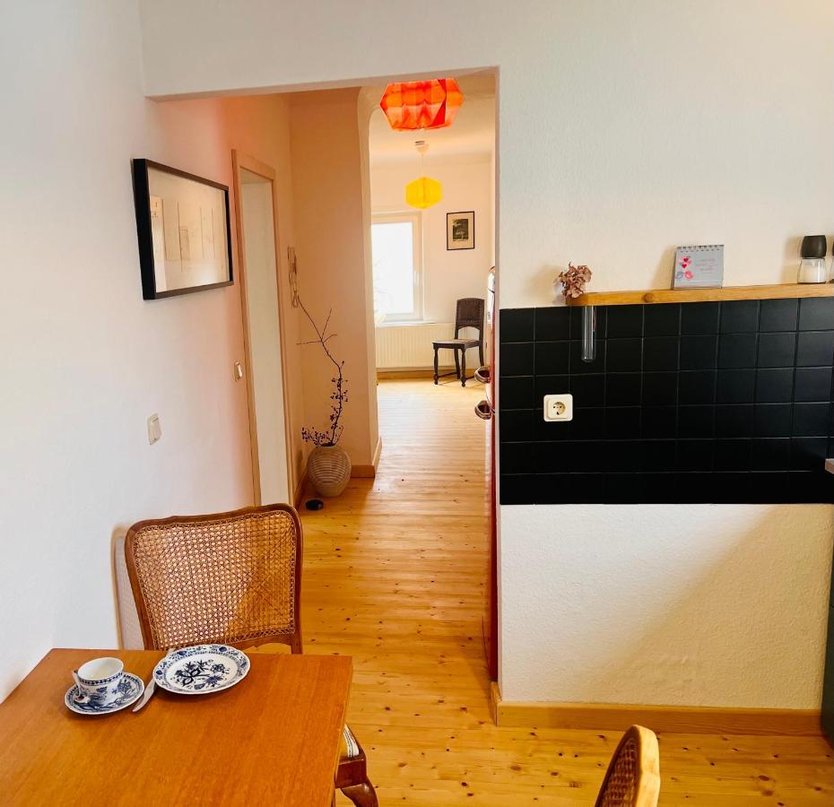 Kuschelige Helle Ferienwohnung Gotha Exterior foto